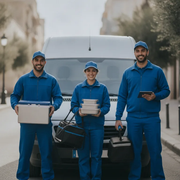 Entrega de Comidas equipo en Usera